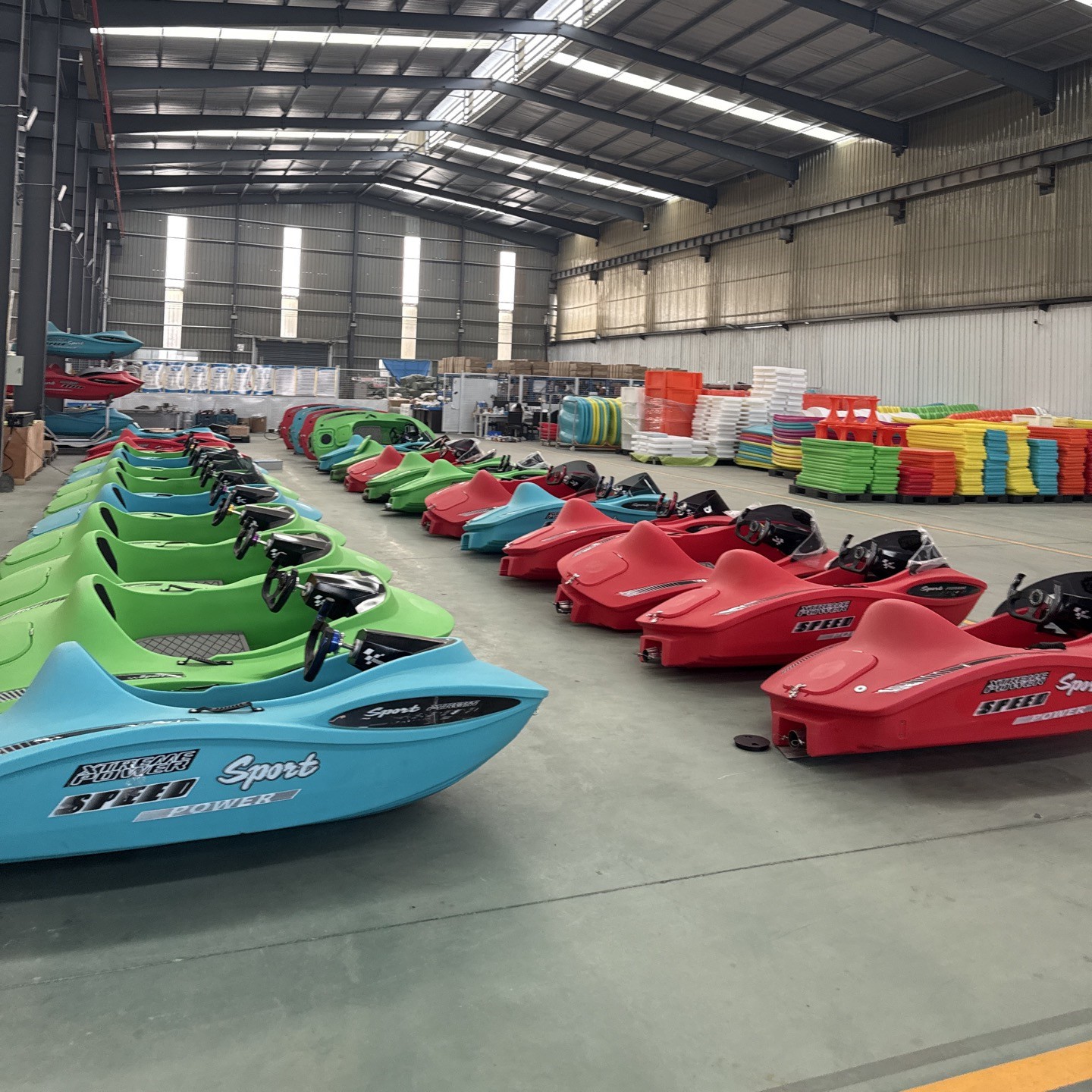 colorful karting boat colorful karting boat