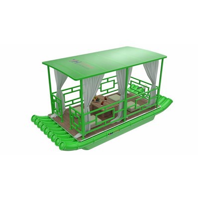 قارب الخيزران الترفيهي الكهربائي